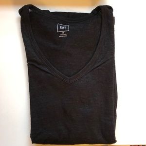 Black linen t-shirt